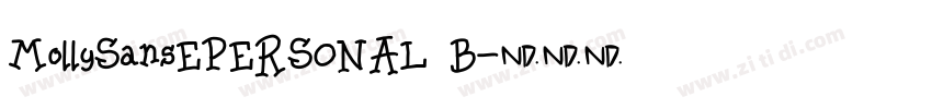 MollySansEPERSONAL B字体转换